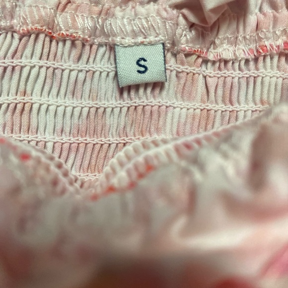 SHEIN Girls Pink and White Ruffled Sleeves Sundress Sz Small NWOT - Picture 5 of 7